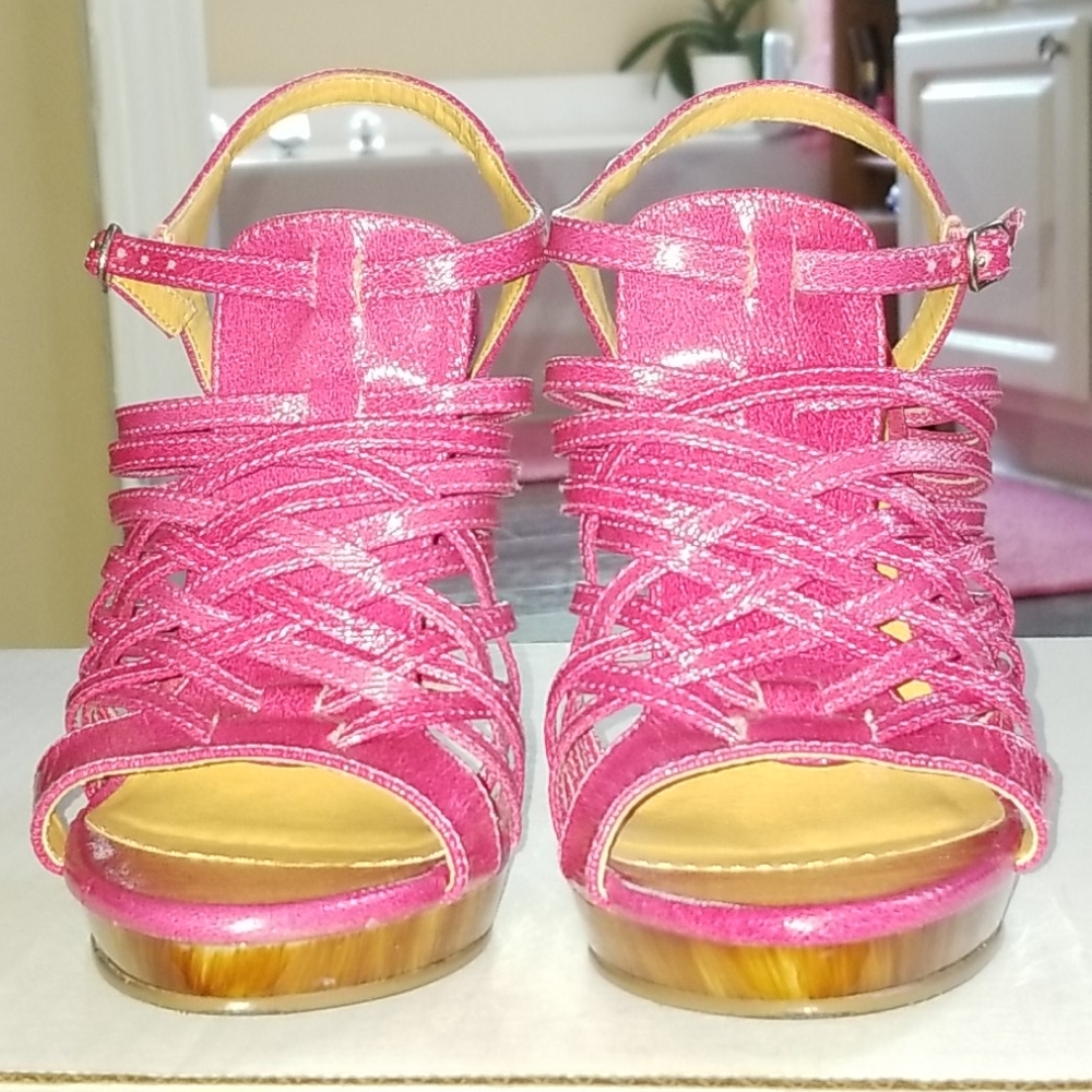 Hot pink heels